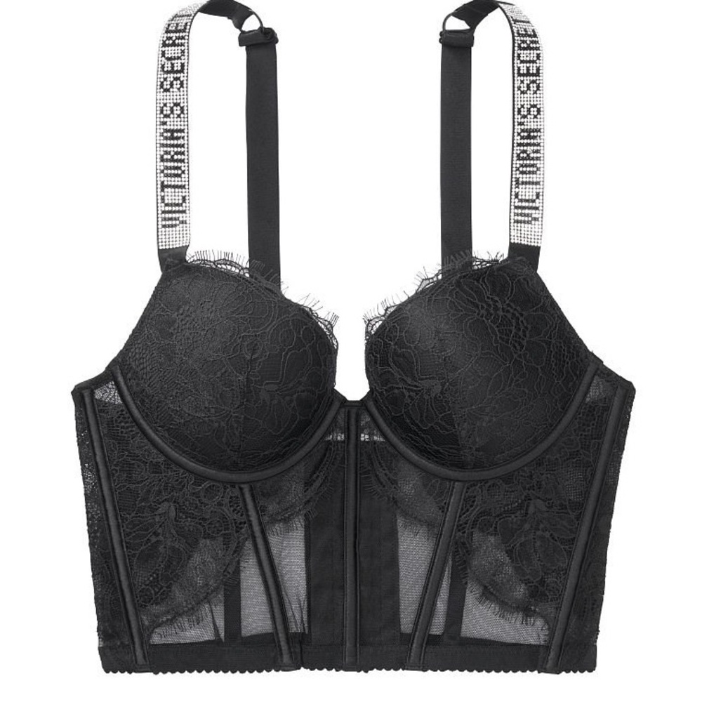Victorias Secret Shine Strap Push Up Corset